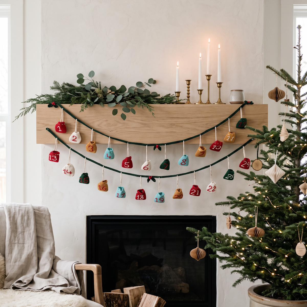 Christmas Advent Calendar | Crochet Digital Pattern
