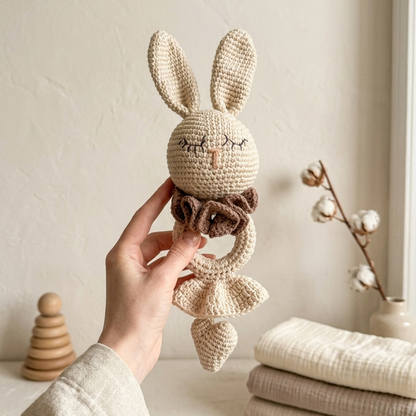 Bunny Ring Toy Crochet Pattern