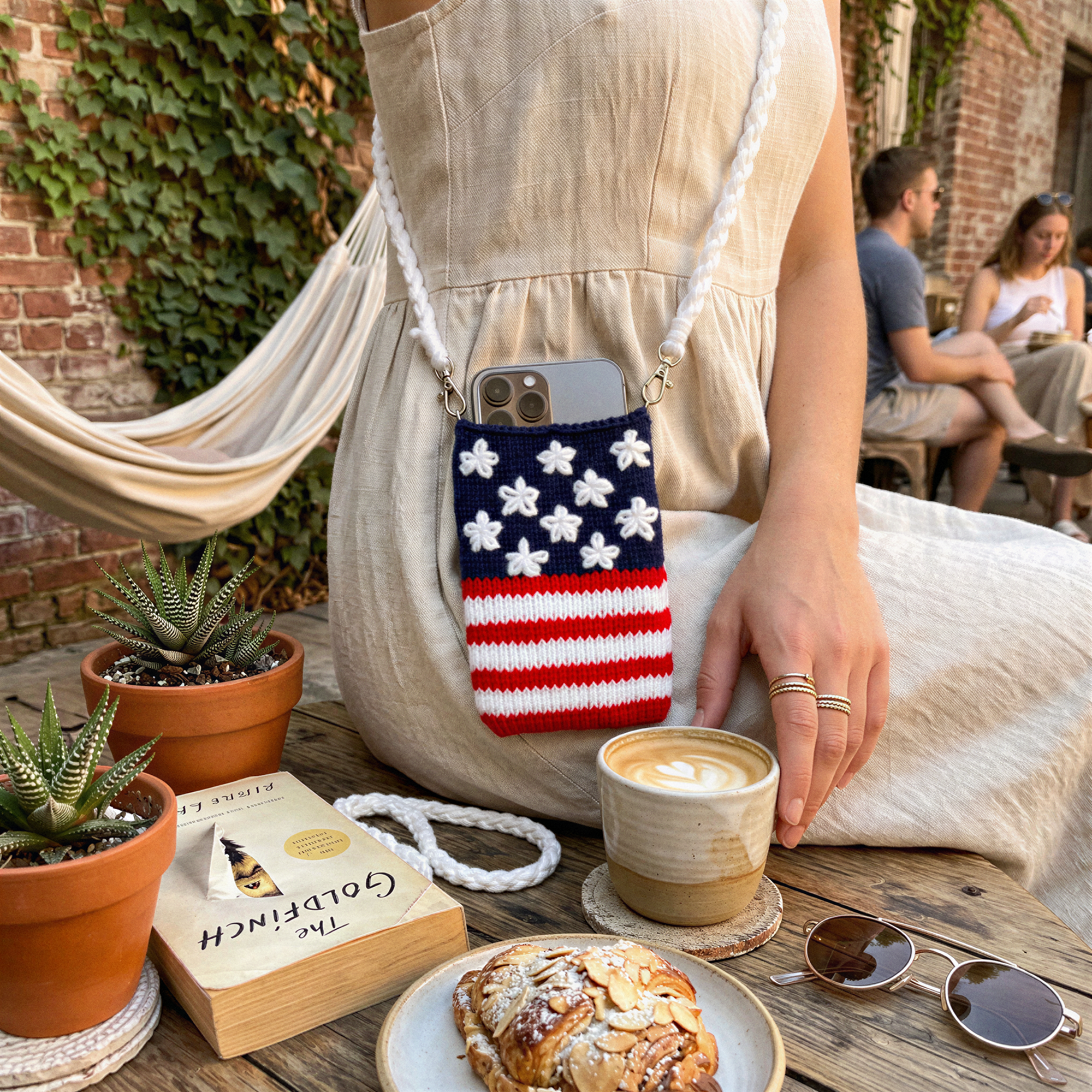 Freedom Phone Pouch Knitting Pattern
