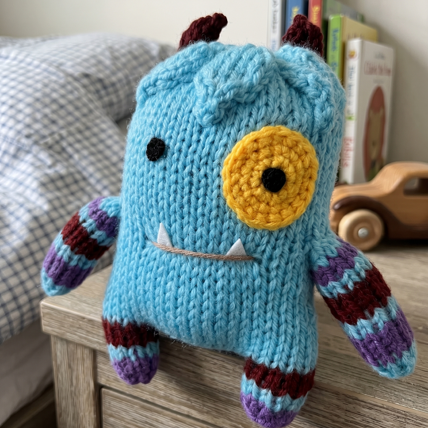 Tiny Terror Knitted Monster Pattern