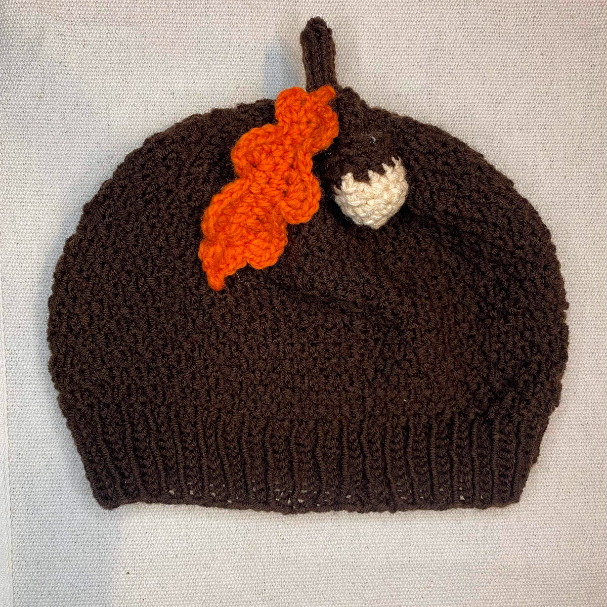 Woodland Acorn Hat Knitting & Crochet Pattern