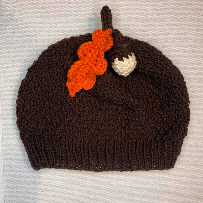 Woodland Acorn Hat Knitting & Crochet Pattern