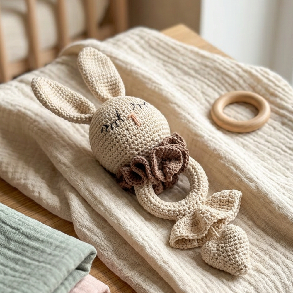 Bunny Ring Toy Crochet Pattern
