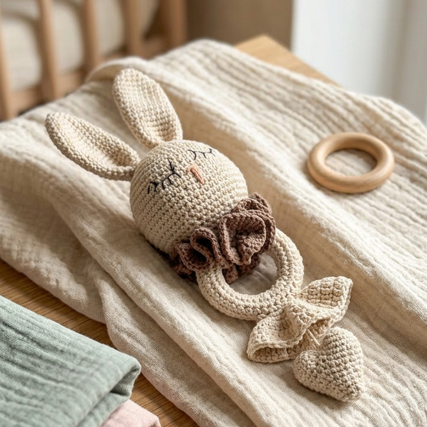 Bunny Ring Toy Crochet Pattern