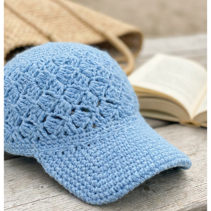 Blue Horizon Travel Cap Crochet Pattern