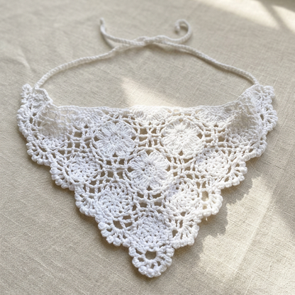 Lattice & Light Lace Headscarf Crochet Pattern