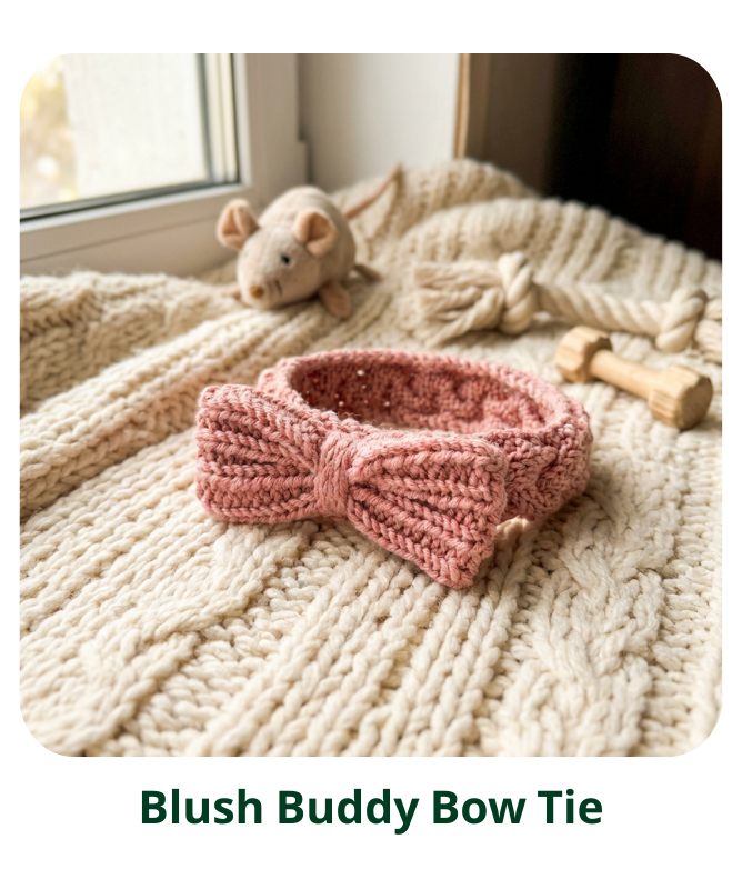 Blush Buddy Bow Tie