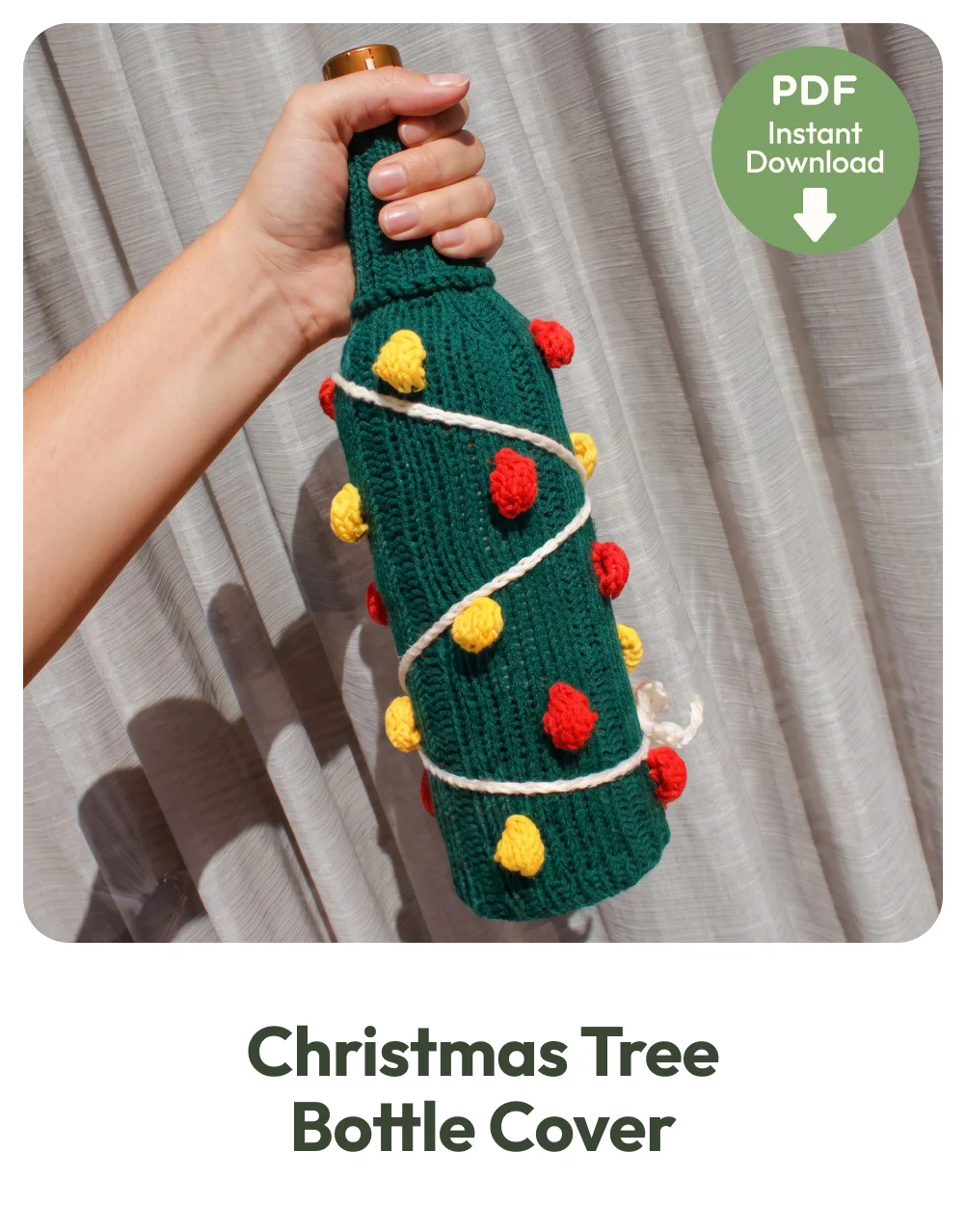 Christmas Tree Bottle Cover