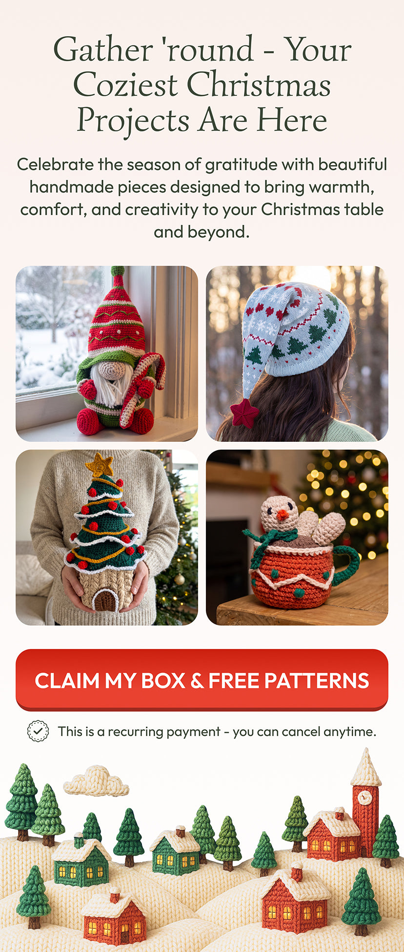 Gather 'round - your coziest Christmas projects are here