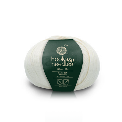 Cushy Soft Organic Cotton Soybean Fiber Yarn Hooks Needles