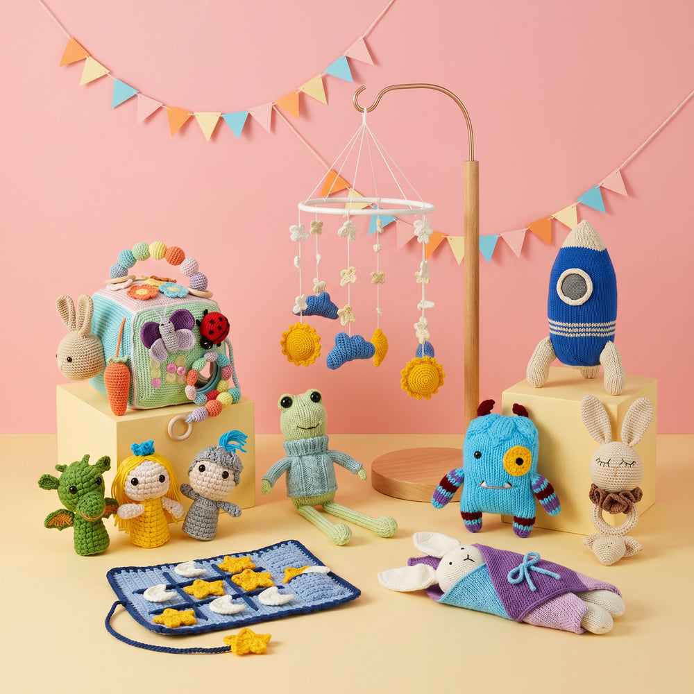 The Toy Troop - 9 Whimsical Crochet & Knit Patterns