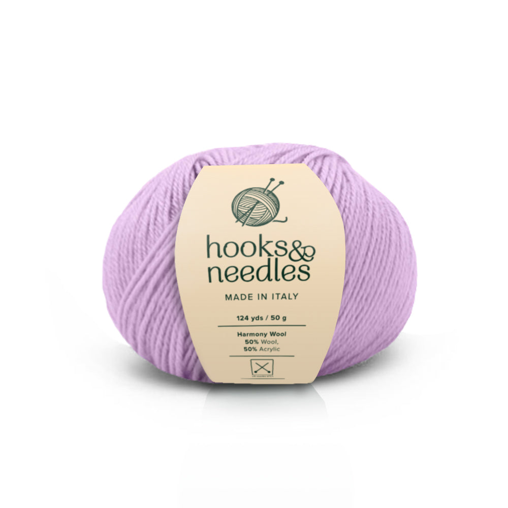 Image of Harmony Wool yarn, showcasing its soft texture, ideal for creating cozy, elegant knitwear.