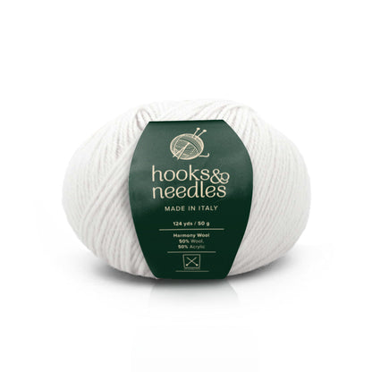 Image of Harmony Wool yarn, showcasing its soft texture, ideal for creating cozy, elegant knitwear.