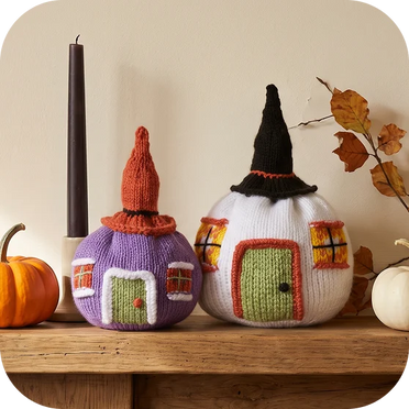 Halloween pattern project made with a Hooks & Needles box