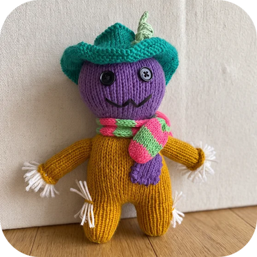 Halloween pattern project made with a Hooks & Needles box