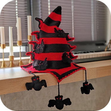 Halloween pattern project made with a Hooks & Needles box
