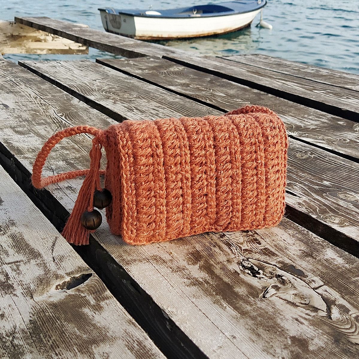 Textured Pouch Crochet Kit