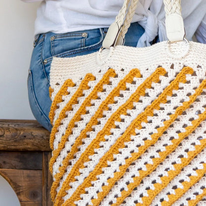 Striped Tote Bag Crochet Kit