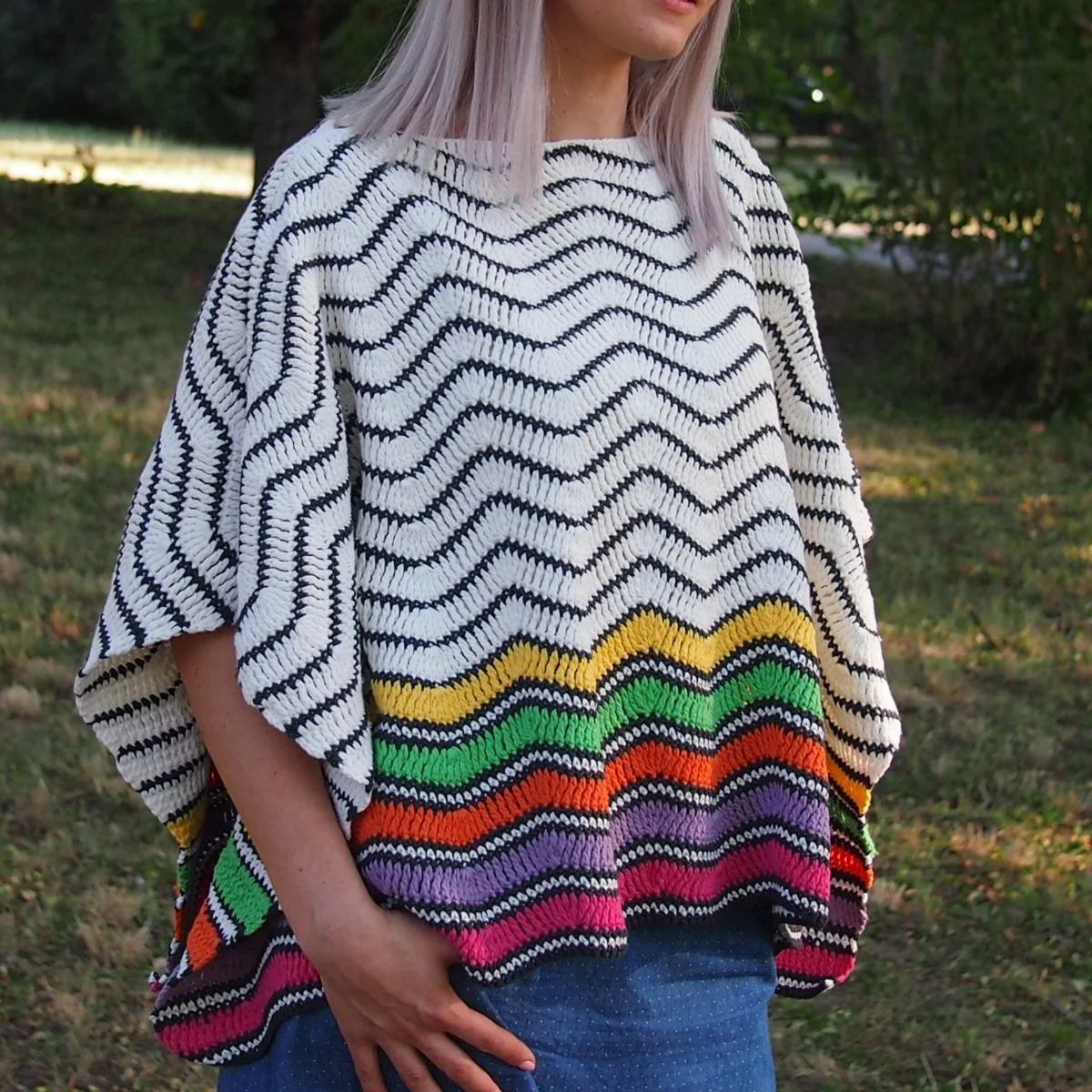 Rainbow Zigzag Crochet Kit