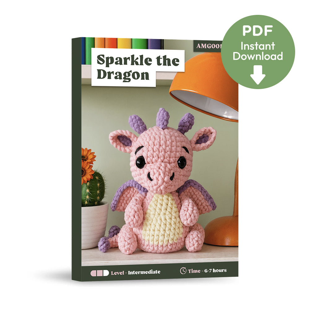 <h3>Sparkle The Dragon Crochet Pattern</h3>