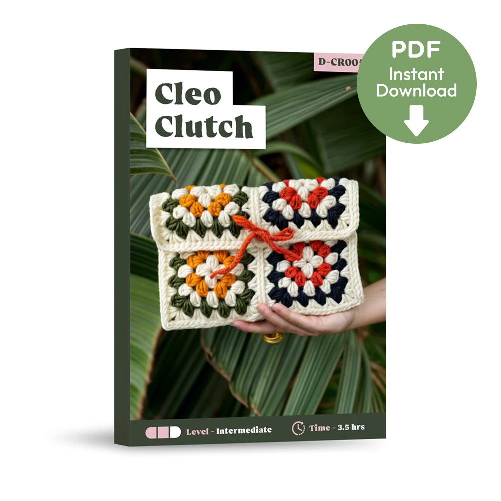 <h3>Cleo Clutch <br/>Crochet Pattern</h3>