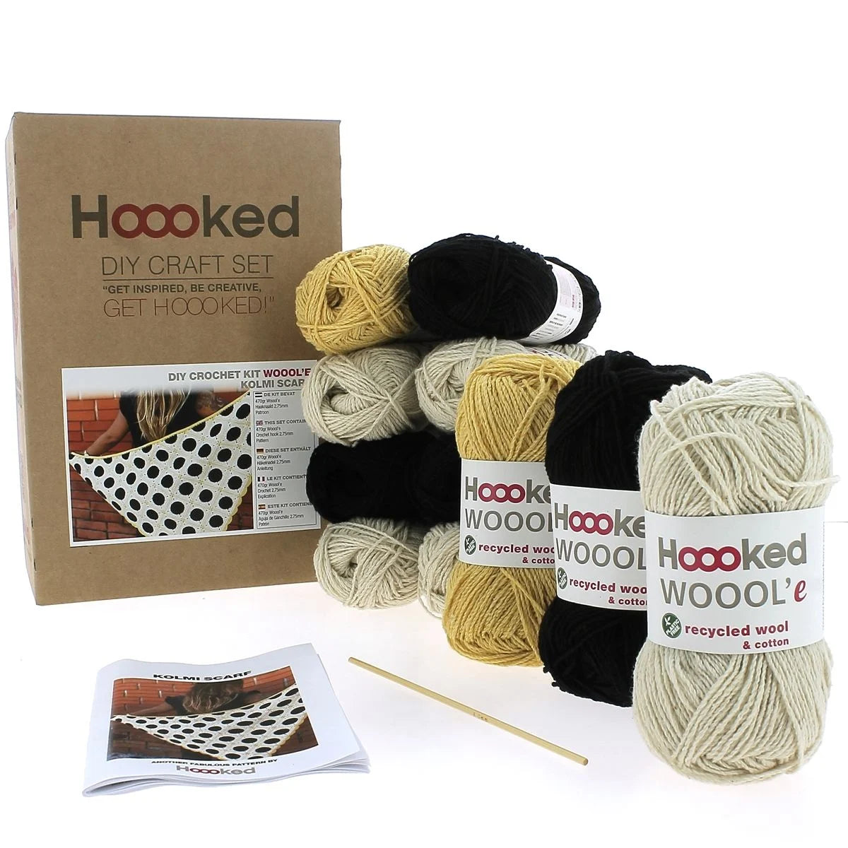 Polka Dot Shawl Crochet Kit